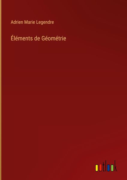 Produktbild: &Eacute;l&eacute;ments de G&eacute;om&eacute;trie