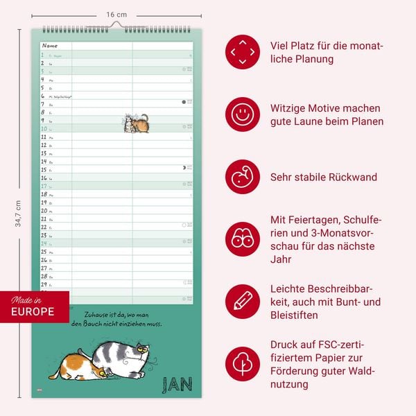 Produktbild: Catzz Planer f&uuml;r zwei 2027