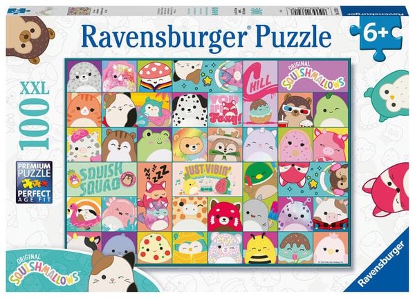 Ravensburger - Viele bunte Squishmallows, 100 Teile