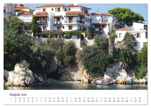 Produktbild: Sporadeninsel Skiathos (Wandkalender 2026 DIN A2 quer), CALVENDO Monatskalender