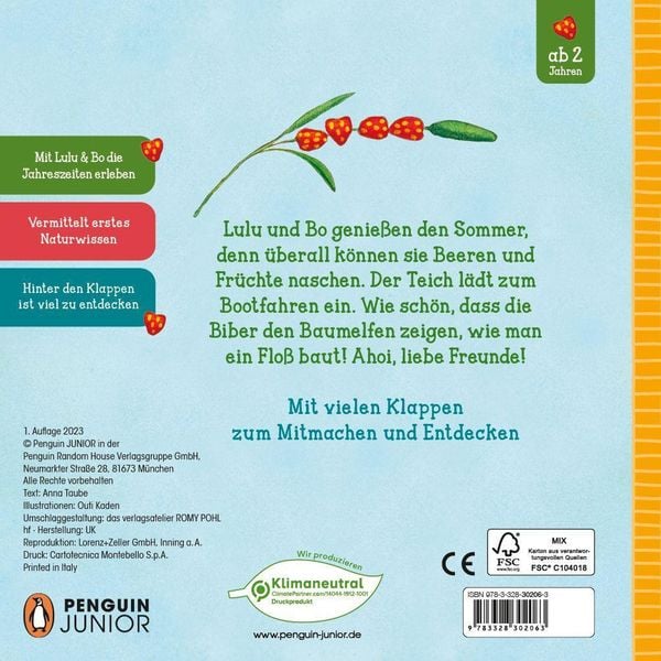 Produktbild: Lulu & Bo lieben den Sommer
