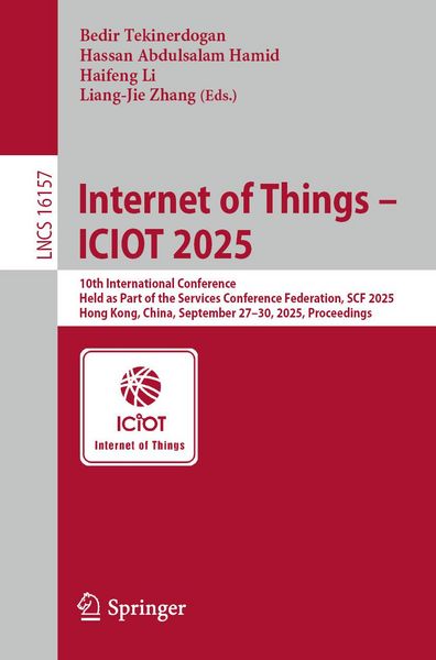 Produktbild: Internet of Things - ICIOT 2025