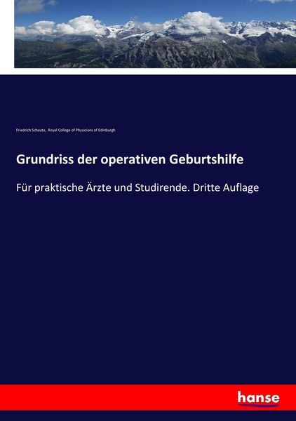 Produktbild: Grundriss der operativen Geburtshilfe
