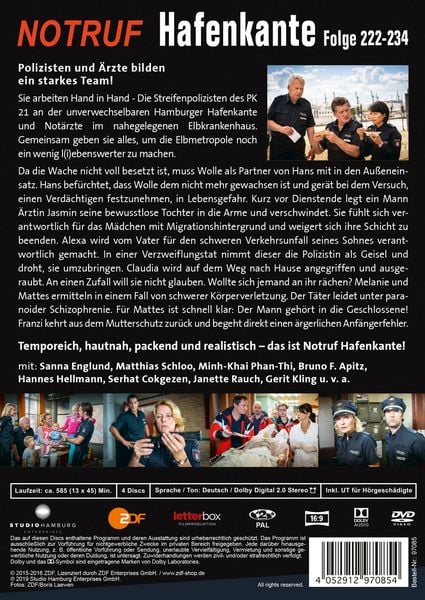 Produktbild: Notruf Hafenkante 18 - Folgen 222-234 [4 DVDs]