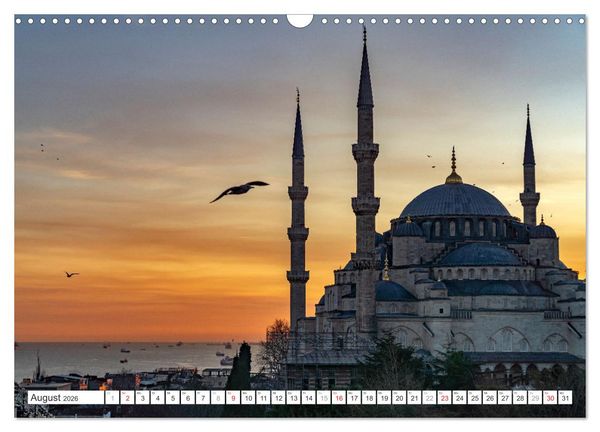 Produktbild: Istanbul - Faszination Moschee (Wandkalender 2026 DIN A3 quer), CALVENDO Monatskalender