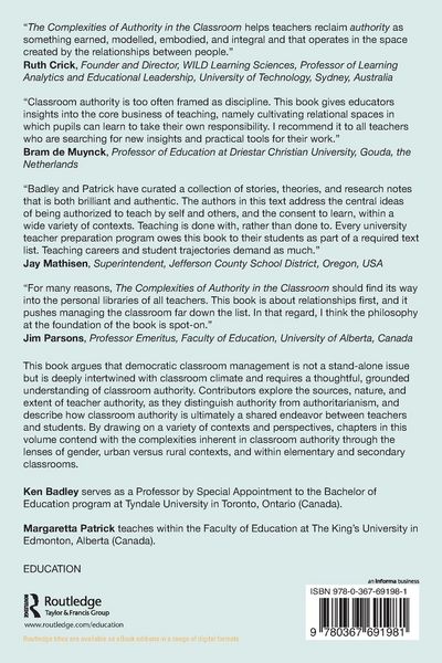 Produktbild: The Complexities of Authority in the Classroom