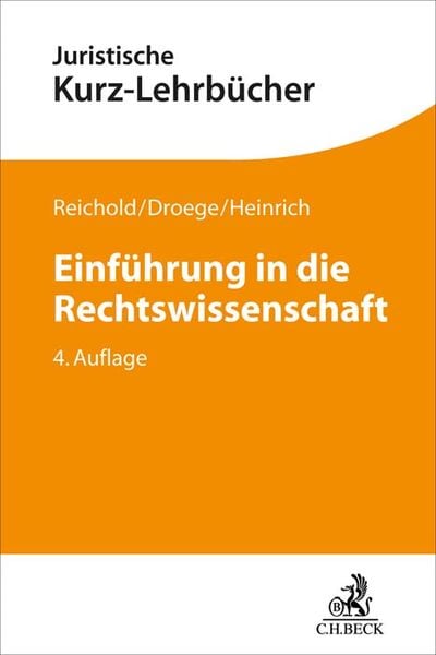 Produktbild: Einf&uuml;hrung in die Rechtswissenschaft