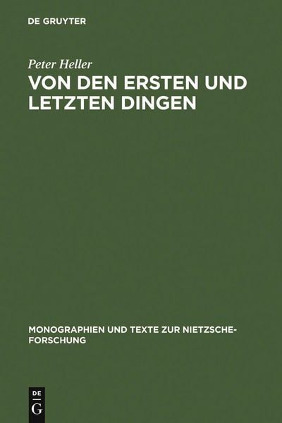 Produktbild: Von den ersten und letzten Dingen