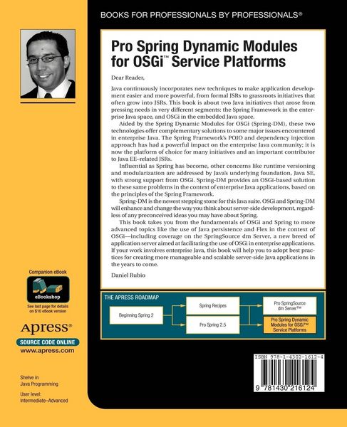 Produktbild: Pro Spring Dynamic Modules for OSGi Service Platforms