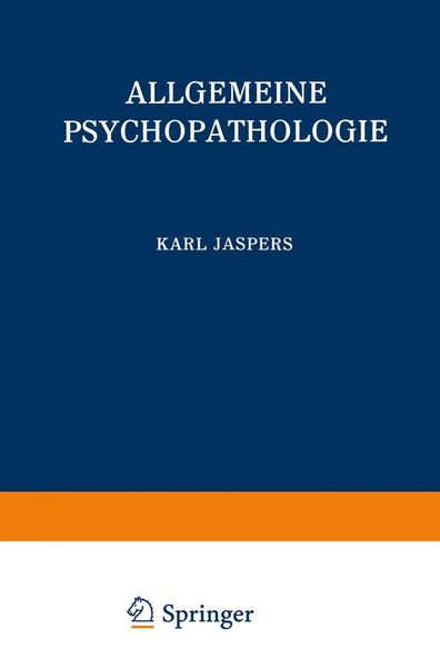 Produktbild: Allgemeine Psychopathologie