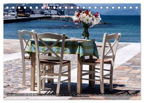 Produktbild: Griechische Momente (Tischkalender 2026 DIN A5 quer), CALVENDO Monatskalender