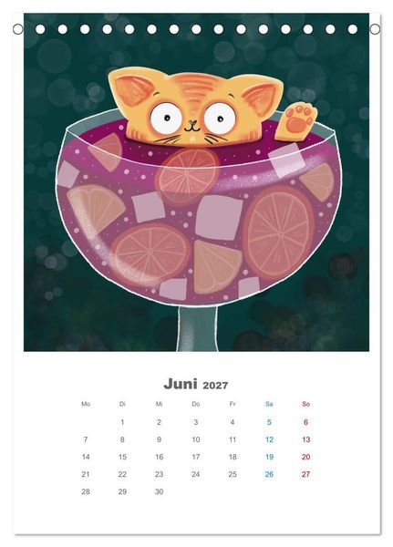 Produktbild: LEOPOLD DER DRITTE - Ein Kater mit ganz viel Charme (Tischkalender 2027 DIN A5 hoch), CALVENDO Monatskalender