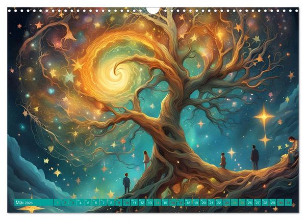 Produktbild: B&auml;ume wie Pers&ouml;nlichkeiten (Wandkalender 2026 DIN A3 quer), CALVENDO Monatskalender