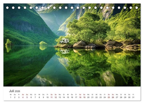 Produktbild: Der Ruf des Nordens (Tischkalender 2026 DIN A5 quer), CALVENDO Monatskalender