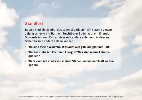 Produktbild: Sch&ouml;n, dass es mich gibt. Bildkarten zur Biografiearbeit