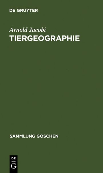 Produktbild: Tiergeographie