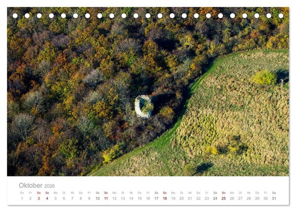 Produktbild: Harzvorland Luftbilder 2026 (Tischkalender 2026 DIN A5 quer), CALVENDO Monatskalender