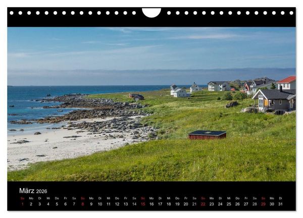 Produktbild: Sommer auf den Lofoten (Wandkalender 2026 DIN A4 quer), CALVENDO Monatskalender