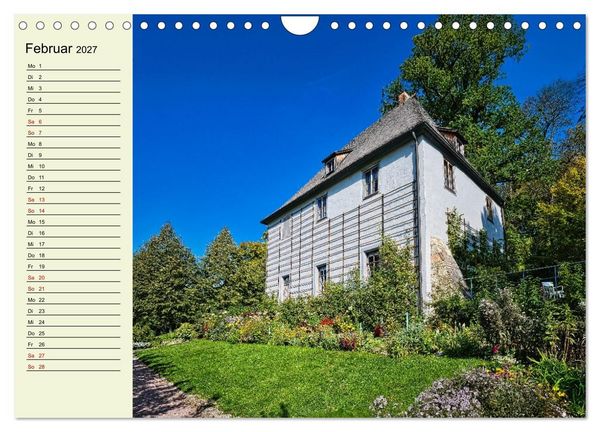 Produktbild: Weimar - Mit Plan durch das Jahr (Wandkalender 2027 DIN A4 quer), CALVENDO Monatskalender