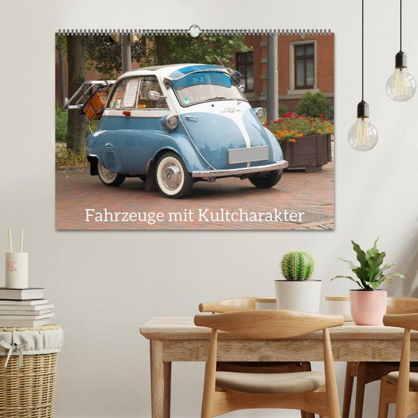 Produktbild: Fahrzeuge mit Kultcharakter (Wandkalender 2026 DIN A2 quer), CALVENDO Monatskalender