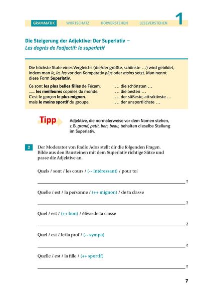 Produktbild: D&eacute;couvertes 3. Das Trainingsbuch