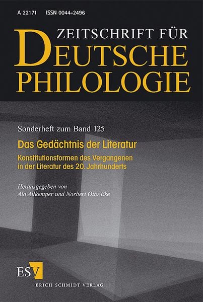 Produktbild: Das Ged&auml;chtnis der Literatur