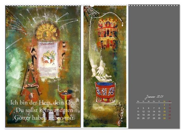 Produktbild: Luther im Netz (hochwertiger Premium Wandkalender 2027 DIN A2 quer), Kunstdruck in Hochglanz