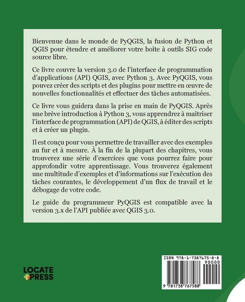 Produktbild: Le guide du programmeur PyQGIS