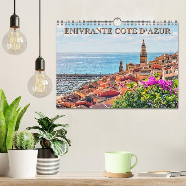 Produktbild: Enivrante C&ocirc;te d'Azur (Calendrier mural 2026 DIN A4 vertical), CALVENDO calendrier mensuel