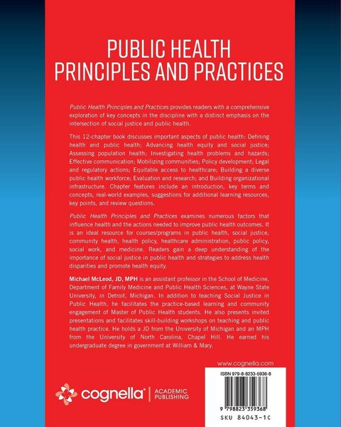 Produktbild: Public Health Principles and Practices