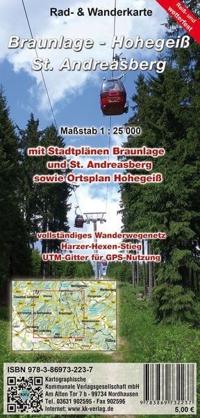Produktbild: Braunlage - Hohegei&szlig; - Sankt Andreasberg 1:25 000