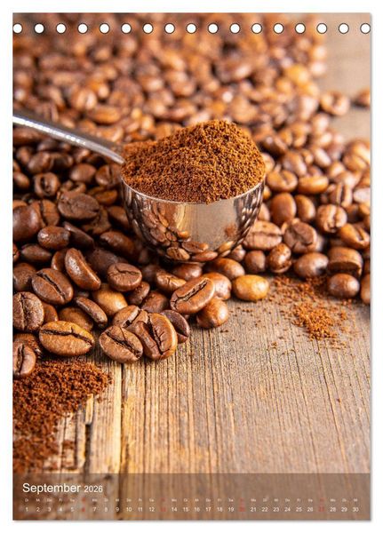 Produktbild: Kaffee f&uuml;r ein Genusserlebnis (Tischkalender 2026 DIN A5 hoch), CALVENDO Monatskalender