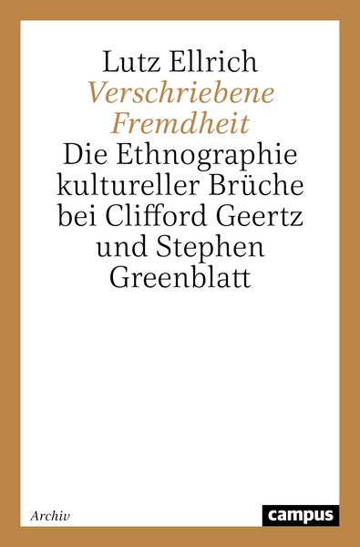 Produktbild: Verschriebene Fremdheit
