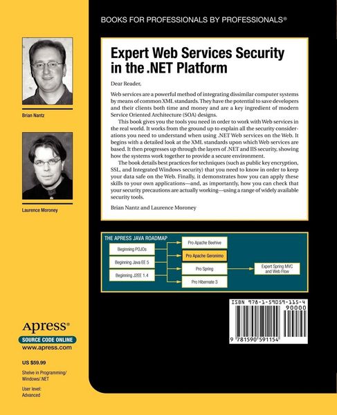 Produktbild: Expert Web Services Security in the .NET Platform