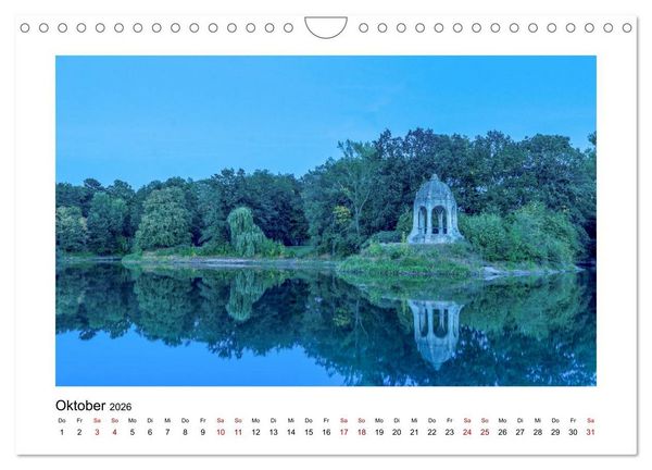 Produktbild: Blue Times - Magdeburg (Wandkalender 2026 DIN A4 quer), CALVENDO Monatskalender