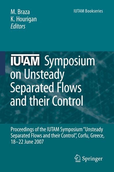 Produktbild: IUTAM Symposium on Unsteady Separated Flows and their Control