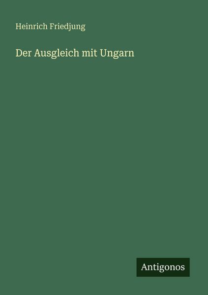 Produktbild: Der Ausgleich mit Ungarn
