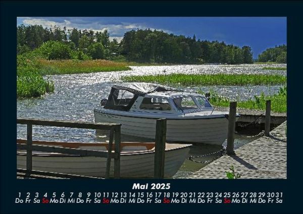 Produktbild: Boote 2025 Fotokalender DIN A5