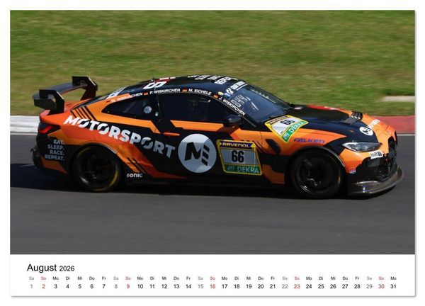 Produktbild: Bayerische Motoren Werke im Motorsport (Wandkalender 2026 DIN A2 quer), CALVENDO Monatskalender