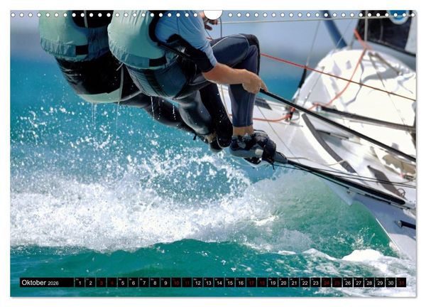 Produktbild: SEGELN - unterwegs mit dem Wind (Wandkalender 2026 DIN A3 quer), CALVENDO Monatskalender
