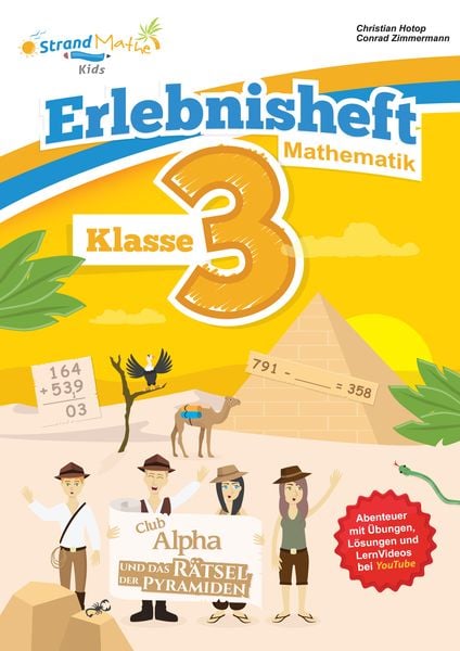 Produktbild: StrandMathe Mathematik &Uuml;bungsheft Klasse 3 &ndash; Erlebnisheft &ndash; Rechnen bis 1000
