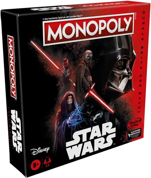 Hasbro F6167100 - Monopoly: Disney Star Wars Dunkle Seite der Macht, Brettspiel