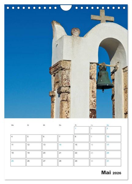 Produktbild: Santorin - Trauminsel Griechenlands (Wandkalender 2026 DIN A4 hoch), CALVENDO Monatskalender
