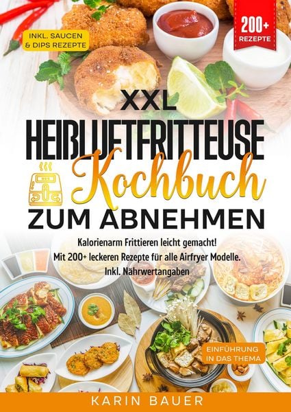 Produktbild: XXL Hei&szlig;luftfritteuse Kochbuch zum Abnehmen