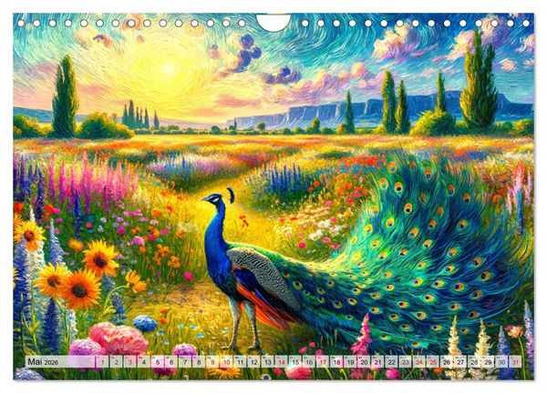 Produktbild: Eine Hommage an van Gogh (Wandkalender 2026 DIN A4 quer), CALVENDO Monatskalender