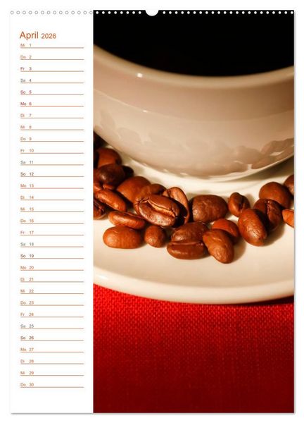 Produktbild: K&ouml;stliche Kaffeespezialit&auml;ten (Wandkalender 2026 DIN A2 hoch), CALVENDO Monatskalender