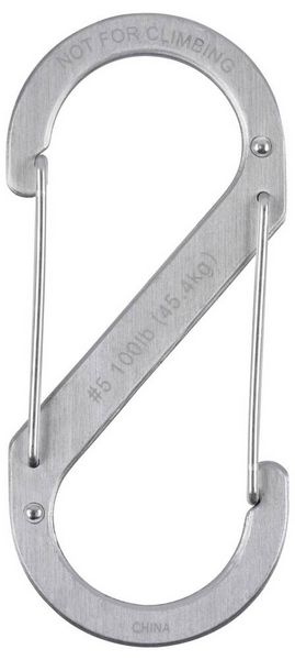 Produktbild: NITE Ize NI-SB5-03-11 Karabiner S-Biner Gr. 5 111mm x 49mm 1St.