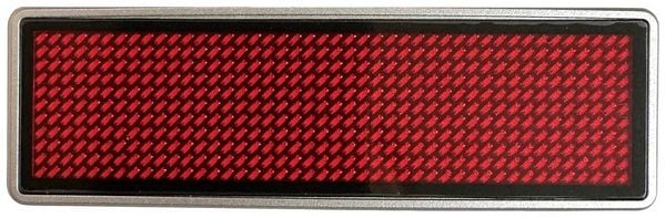 Produktbild: Shenzhen LeSun LED-Namensschild Rot 44 x 11 Pixel (B x H x T) 93 x 30 x 6mm 125906