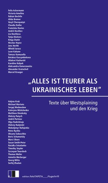 Produktbild: &bdquo;ALLES IST TEURER ALS UKRAINISCHES LEBEN&ldquo;