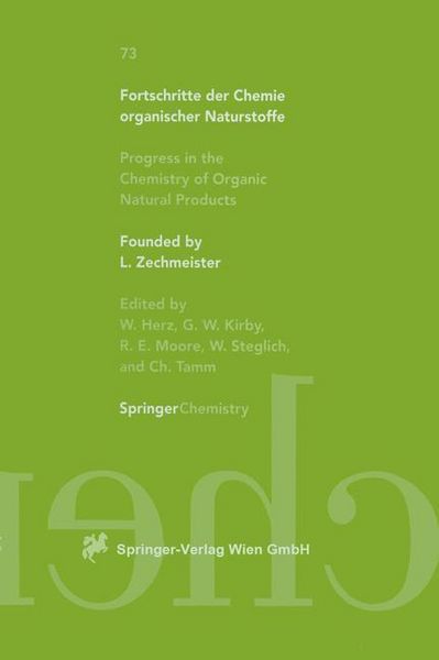 Produktbild: Fortschritte der Chemie organischer Naturstoffe / Progress in the Chemistry of Organic Natural Products